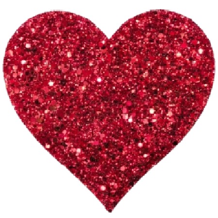 sparkly heart